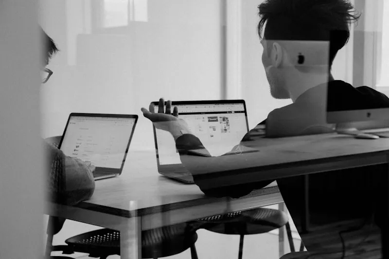 Friendly business consultation